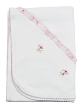 Load image into Gallery viewer, Baby Threads - Flower Bouquets Girl Pima Cotton Baby Blanket - Nenes Lullaby Boutique Inc