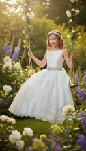 Load image into Gallery viewer, Faith/Custom 1st Communion Dress By Piccolo Bacio Ave Maria Couture Collection - Nenes Lullaby Boutique Inc