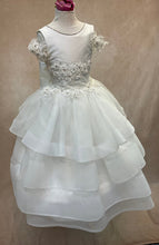 Load image into Gallery viewer, Francesca 1st Communion Dress By Piccolo Bacio Ave Maria Couture Collection - Nenes Lullaby Boutique Inc