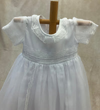 Load image into Gallery viewer, Mae Christening Gown (White) - Nenes Lullaby Boutique Inc