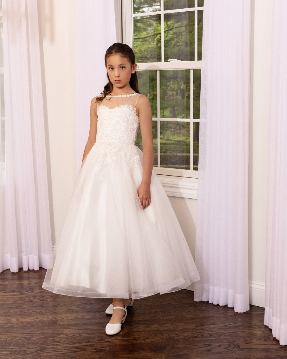 MD19414 Designer Communion Dress