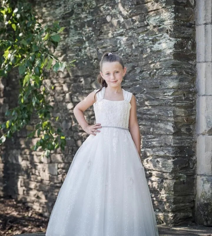 macis design dresses First Communion #MT1952 Size:Cal King Little Girls Dresses Girls baptism dresses bogo5