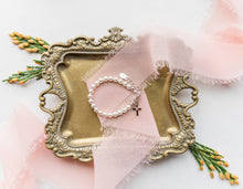 Load image into Gallery viewer, Sterling Silver Pearl Baby Girl Cross Bracelet Baptism Gift - Nenes Lullaby Boutique Inc