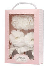 Load image into Gallery viewer, Ivory Lace Baptism Shoe And Headband Set for Baby Girls: 0 (0-3 mo) - Nenes Lullaby Boutique Inc