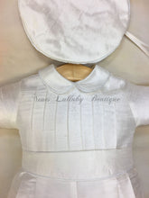 Load image into Gallery viewer, Andrew Boys Silk Christening outfit by Piccolo Bacio with newsboy cap-Piccolo Bacio Christening-Nenes Lullaby Boutique Inc