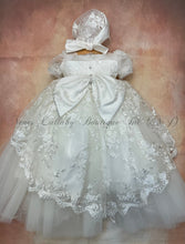 Load image into Gallery viewer, Annita Christening / Baptism Gown by Piccolo Bacio Christening Couture Made in the USA - Nenes Lullaby Boutique Inc