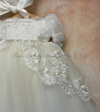 Load image into Gallery viewer, Annita Christening / Baptism Gown by Piccolo Bacio Christening Couture Made in the USA - Nenes Lullaby Boutique Inc