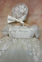 Load image into Gallery viewer, Annita Christening / Baptism Gown by Piccolo Bacio Christening Couture Made in the USA - Nenes Lullaby Boutique Inc