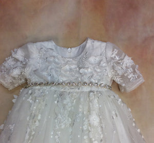 B116 Christening Gown By Teter Warm Baptism & Christening-Teter Warm Christening-Nenes Lullaby Boutique Inc