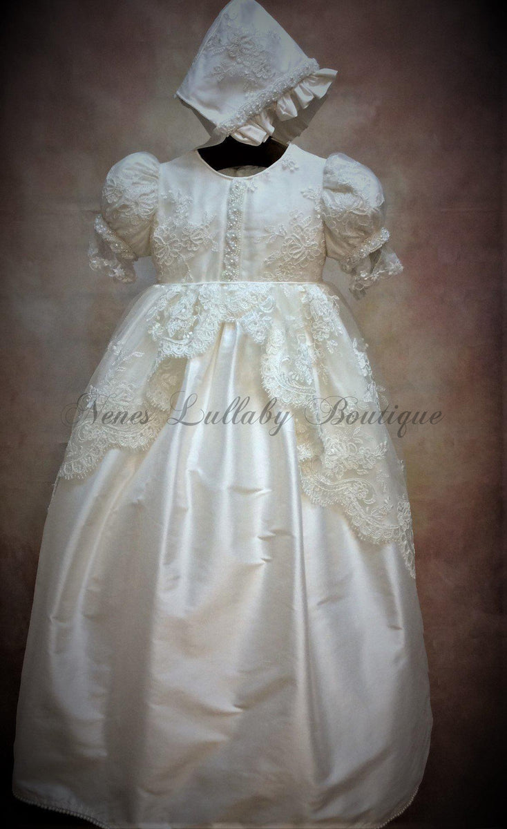 Designer christening gowns best sale