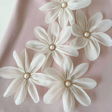 Load image into Gallery viewer, Summer Loose Sleeveless Dress for Girls Western Style Three-Dimensional Petal Pleated Satin Vest Dress: Pink / 3-4 Years (110cm)