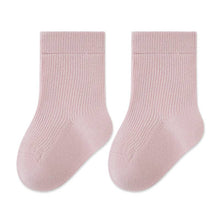 Load image into Gallery viewer, The Find Peaks - Cartoon Print Cotton Mid-Calf Socks for Kids: Beige / S / 0–1Y / Foot 10–12 cm