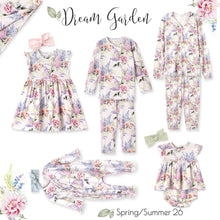 Load image into Gallery viewer, Tesa Babe - Dream Blossom Bamboo Baby Skirted Bodysuit-Watercolor Floral: 9-12M