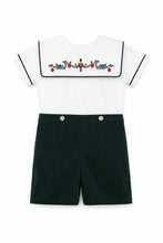Load image into Gallery viewer, Julius Berger &amp; Carriage Boutique - Green Wooden Soldier Infant &amp; Toddler Boy Bobbie Suit: 2T