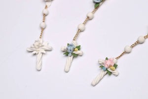 Keepsake Baby Rosary: White