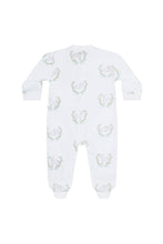 Load image into Gallery viewer, Nellapima - Blue Lamb Print Zipper Footie: Blue / 3 - 6M - Nenes Lullaby Boutique Inc