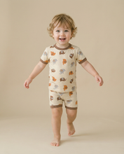 Load image into Gallery viewer, Vaenait Baby - Elephant Parade Bamboo Boys Girls Infants Short Sleeve PJs: ElephantParade / S(2T)