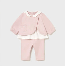 Load image into Gallery viewer, 2707 infant Girl Legging &amp; T- shirt warmer set