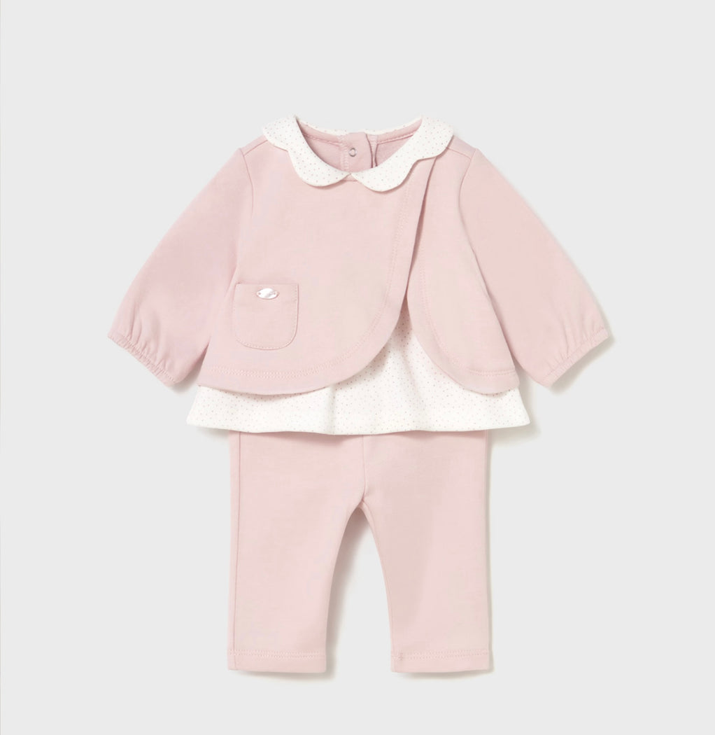 2707 infant Girl  Legging & T- shirt warmer set