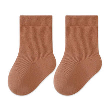 Load image into Gallery viewer, The Find Peaks - Cartoon Print Cotton Mid-Calf Socks for Kids: Blue / S / 0–1Y / Foot 10–12 cm