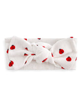Load image into Gallery viewer, SIIX Collection - Ladybug / Organic Pointelle Bow: 0-6M