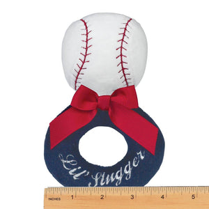 Lil' Slugger Baseball Ring Rattle