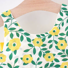 Load image into Gallery viewer, 2pcs Floral Print Bowknot Sleeveless Baby Dress: 18-24 Months / Pink