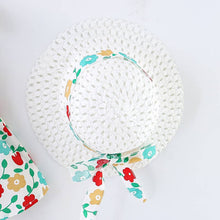 Load image into Gallery viewer, 2pcs Floral Print Bowknot Sleeveless Baby Dress: 18-24 Months / Pink