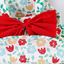 Load image into Gallery viewer, 2pcs Floral Print Bowknot Sleeveless Baby Dress: 9-12 Months / Pink
