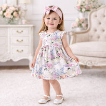 Load image into Gallery viewer, Tesa Babe - Dream Blossom Bamboo Baby Toddler Dress -Watercolor Floral: 4T