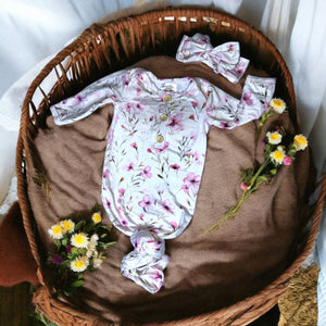 Baby in Styles - Dainty Pastel flowers - Nenes Lullaby Boutique Inc