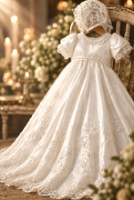 Load image into Gallery viewer, Daniella by Piccolo Bacio silk &amp; Lace Baptism Gown