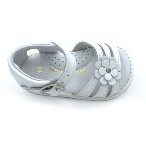 CALZADOS FERNANDEZ ALONSO SL - First steps sandal with straps: Blank / 20