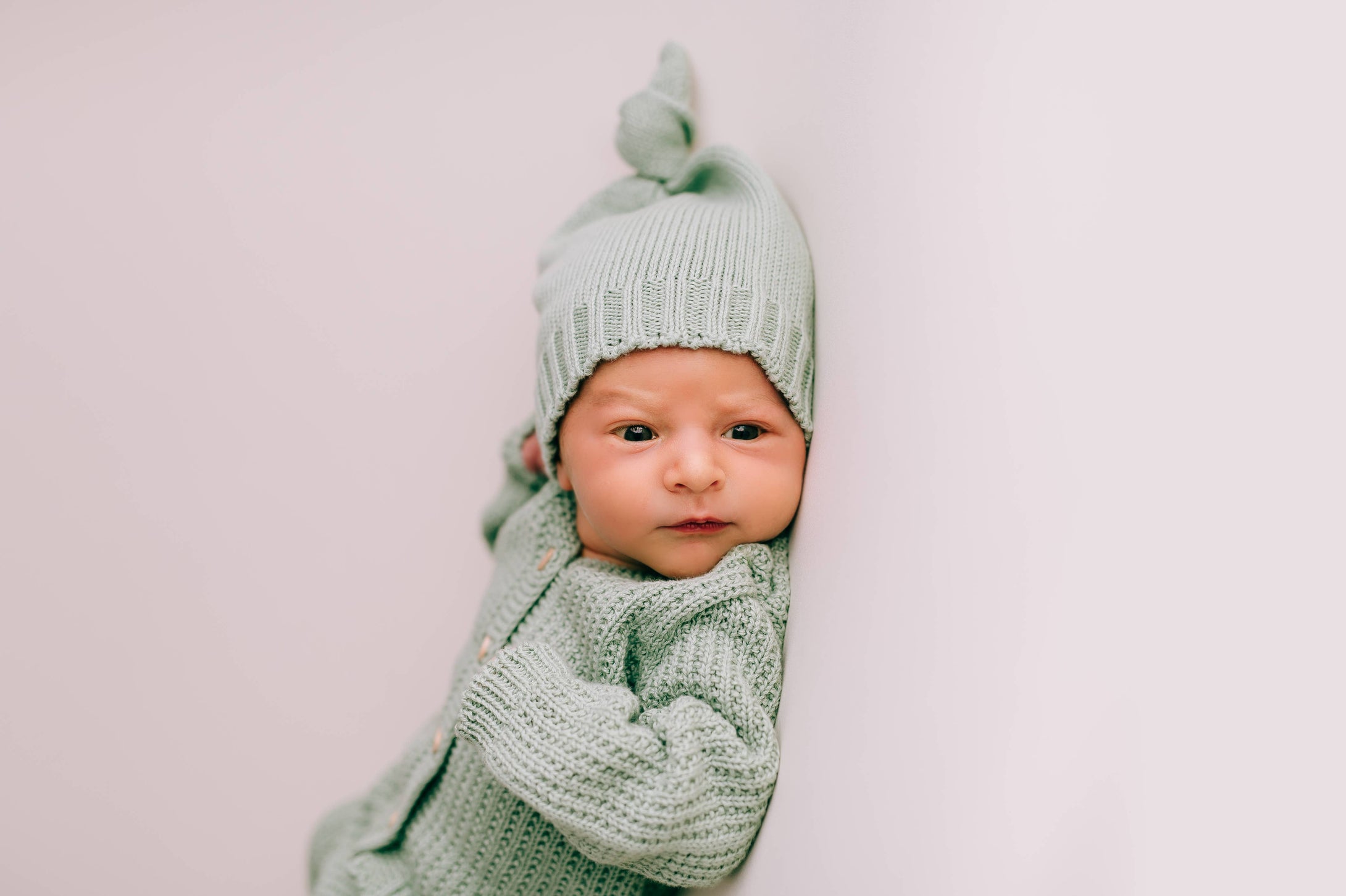 Mint knot hat