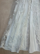 Load image into Gallery viewer, Nancy Girls White Lace Christening Gown / Baptism Gown by Piccolo Bacio