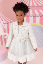 Load image into Gallery viewer, Pamina Kids - Mint Girls Set With Bolero 3-7 Age 34241pr: 6 AGE
