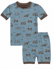 Load image into Gallery viewer, Vaenait Baby - Busy Truck Bamboo Boys Girls Infants Short Sleeve PJs-C: BusyTruck / S(2T)