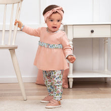 Load image into Gallery viewer, Baby Girl&#39;s Meadow Fields Bamboo Top &amp; Leggings: 2T