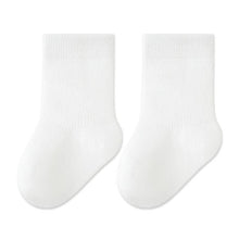 Load image into Gallery viewer, The Find Peaks - Cartoon Print Cotton Mid-Calf Socks for Kids: Beige / S / 0–1Y / Foot 10–12 cm