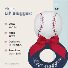 Load image into Gallery viewer, Lil&#39; Slugger Baseball Ring Rattle