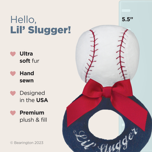 Lil' Slugger Baseball Ring Rattle