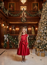 Load image into Gallery viewer, Sweet Kids, Inc. - SK1002 - satin dress with collar: Red / 5