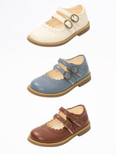 Load image into Gallery viewer, Marie Nicole Clothing - Double Buckle Mary Jane Hard Sole Shoes: Chestnut Brown / 5C