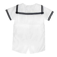 Load image into Gallery viewer, Petit Ami &amp; Zubels - Nautical Sailor Bobby Suit: Navy / 9 Month