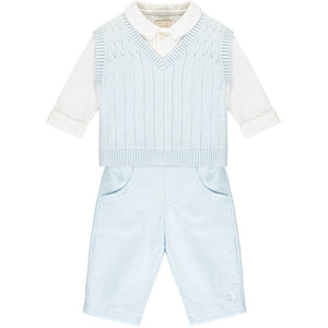 Gulliver Smart Baby Boys Blue Three Piece Set: 18 Months 83cm