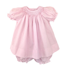 Load image into Gallery viewer, Petit Ami &amp; Zubels - Bishop Zig-Zag Smocked Dress: 3 Month