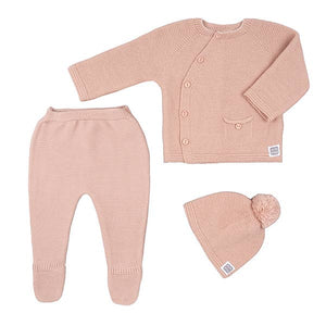 Fuji three-piece set : Dusty pink / Acrilic / 1 month