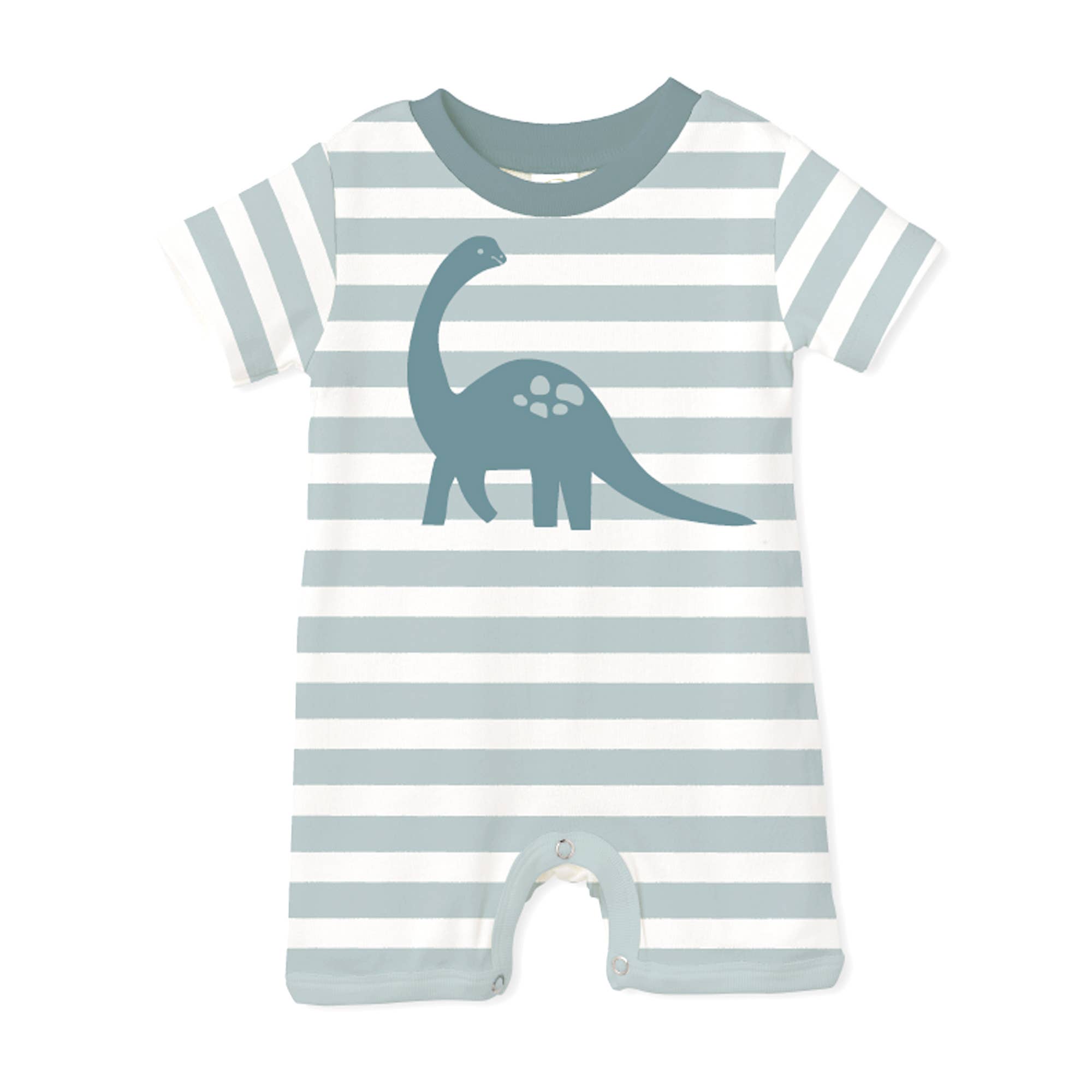 Baby Boy's Dino Isle Cotton Shortie Romper: 6-9M