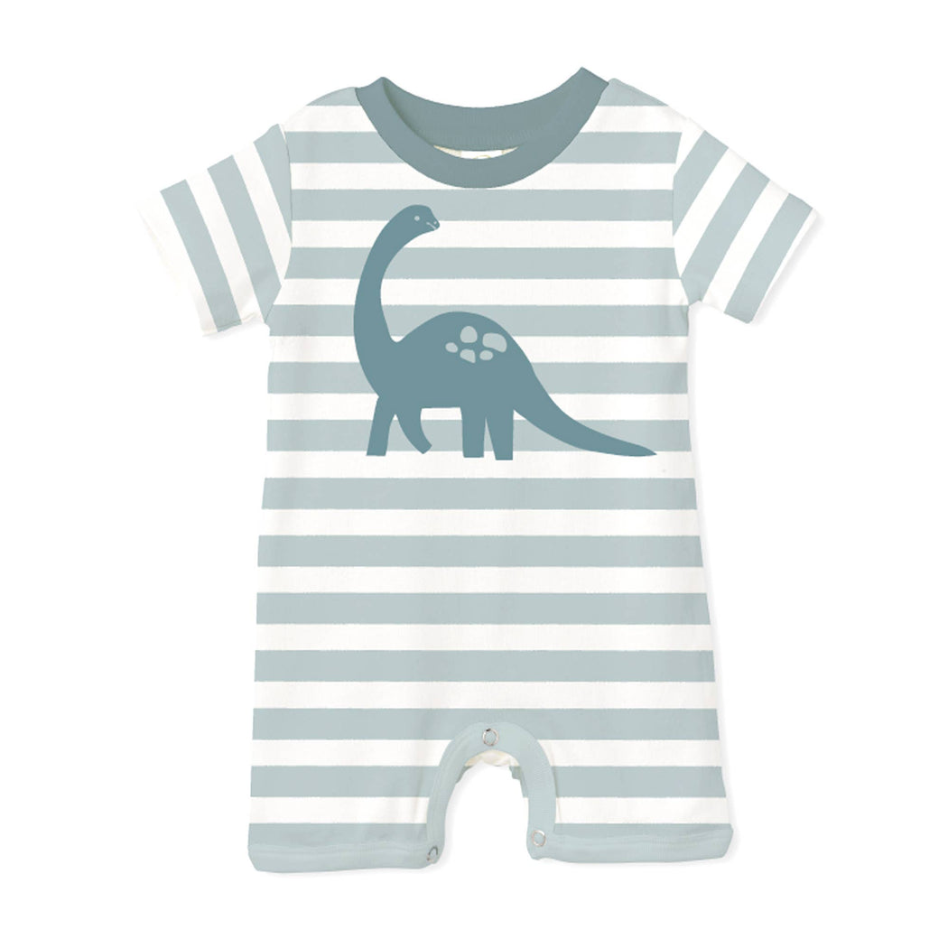 Baby Boy's Dino Isle Cotton Shortie Romper: 3-6M