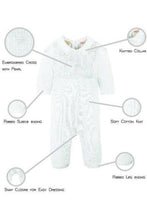 Load image into Gallery viewer, Julius Berger &amp; Carriage Boutique - Baby Boy&#39;s Christening Outfit with Bonnet Hat - Cross Detail: 9M
